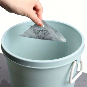 Disposable Hair Catchers for Shower Mesh Shower Drain Covers - Floor <b>Sink</b> <b>Strainer</b> Filter Mesh Stickers Bathroom Accessories - Product Image 2