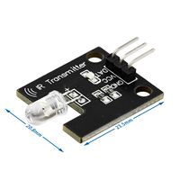 Módulo Transmisor Infrarrojo IR Digital de 38khz, Módulo Sensor Receptor Infrarrojo para Arduino, Bloque de Construcción Electrónico