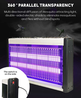 Lámpara Mata Mosquitos LED de 8W, Repelente de Mosquitos Ultravioleta para el Hogar, Silencioso, Anti Moscas, Trampa Física para Insectos para el Control de Plagas