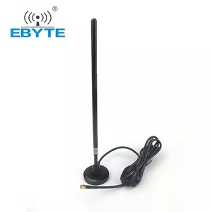 Antena Ebyte ODM TX230-TB-300 con Base Magnética Fuerte, 5.0dBi, 50Ω, 230MHz, Varilla de Cobre y Ventosa - Product Image 4