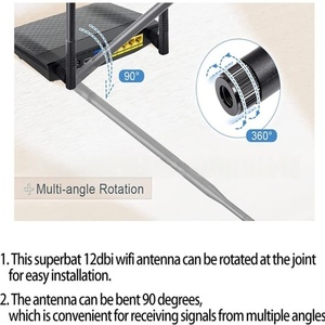 <span class=keywords><strong>Antena</strong></span> WiFi de Doble Banda de Alta Ganancia 12dBi 2.4GHz 5GHz 5.8GHz, <span class=keywords><strong>Antena</strong></span> de Goma RP-SMA Inalámbrica <span class=keywords><strong>para</strong></span> <span class=keywords><strong>Mejorar</strong></span> <span class=keywords><strong>la</strong></span> Cobertura de <span class=keywords><strong>Señal</strong></span> - Product Image 6