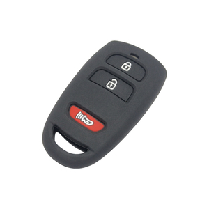 Sarung Kunci Mobil Silikon 3 Tombol Lipat <span class=keywords><strong>Remote</strong></span> Control, Pelindung Fobs Kulit Penutup untuk Kunci H-yuntai - Product Image 2
