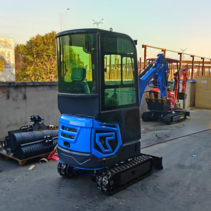 Producto caliente Euro 5 Diesel 1,2 Ton Mini Excavadora Maquinaria de tierra Empacadora compacta Agricultura Tipo sobre orugas Excavadora pequeña para la venta - Product Image 5
