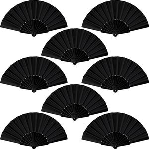 23Cm <b>Personalised</b> Colored Folding Plastic Handheld Hand Fans for Women & Festivals Love Style Ps Model Toy Accessory - Product Image 1