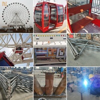 Аттракцион «Колесо обозрения» Nova Rides Carnival FW-49M, 49 м, с кондиционером, для парков развлечений