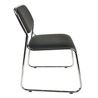 Chaise de bureau pour étudiants, chaise sans accoudoirs en maille à dossier incurvé, chaise ergonomique pour salle de conférence