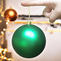 Boules de Noël personnalisées à suspendre à l'arbre, décorations de fêtes, fournitures promotionnelles OEM ODM