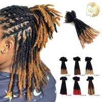 Extensions de dreadlocks au crochet Rasta Locks Afro Kinky en cheveux humains Remy, sans produits chimiques, couleur personnalisable, pour femmes