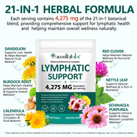 Acentiallabs Lymphatic Support Softgels 4275mg Antioxydants Immunité & Métabolisme Lymphatique Complément Énergétique Herbal Stock USA