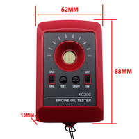 Nuevo Detector de calidad de aceite automotriz Digital LED, Analizador de Gas diésel para motor de Motor, herramienta alimentada por batería de 12V, probador de batería