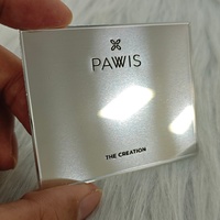 Étiquette personnalisée avec gravure laser en relief couleur argent, étanche, formes personnalisées pour l'emballage de flacons de parfum