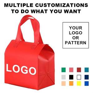 Mochila Ecológica Negra para Alimentos de Picnic, con Logotipo Personalizado, Aislada, para Llevar Comida, Bolsa de Tela No Tejida Reciclable para Sándwiches y Pan - Product Image 6