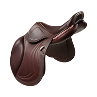Ensemble de selles de course de chevaux et de harnais de transport d'équitation en PVC anglais et occidental avec matériau d'arbre en cuir