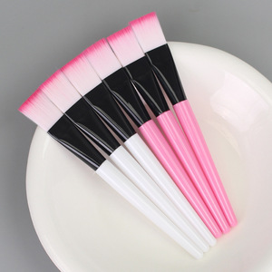 Pinceau aquarelle à manche long unique, rose, pour maquillage DIY, poils en nylon, manche en plastique - Product Image 5
