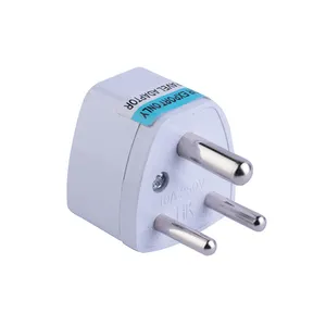 Universele Naar India Conversie Plug Adapter Travel 3 Pin Plug Adapter Zuid-afrika