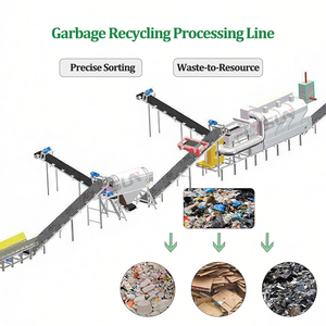 High-Capacity Waste Treatment Line for the Large-Scale Sorting Recycling and Treatment of Mixed Municipal Solid Waste - Product Image 1