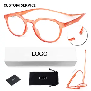 Fashion Readers Glasses Women Colorful Clear Plastic Reading Glasses Standard Fit Metal Hinge Magnetic Magnet Reading Glass