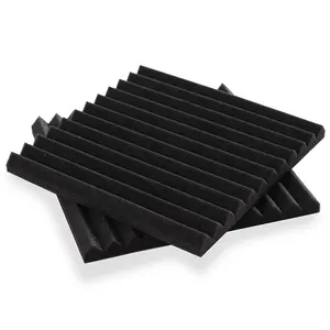 Soundproof Foam Panels Wedge Shape Polyurethane Foam Sheet Sound Absorbing Acoustic Foam Panel