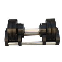 Haltères réglables de nouvelle génération, couleur argent chromé, 20 kg, 24 kg, 32 kg, 36 kg, 40 kg, haltères réglables pour la salle de sport à domicile