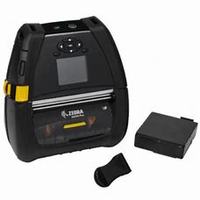 Printer Thermal Langsung Zebra ZQ630 203dpi 4-inci Original, Printer Barcode Mobile untuk Pakaian dan Supermarket