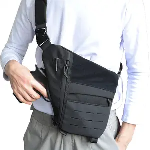 Crossbody Sling Bag, Anti Thief Conceal Carry gun Bag, Stealth Personal Pocket Bag Over Shoulder Backpack for Men Women