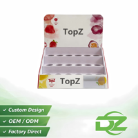 Support de présentation de comptoir en PVC personnalisé et imperméable avec finition brillante/mate pour les magasins de vente au détail d'huiles essentielles et de vernis à ongles