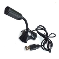 Mini USB Microphone for raspberry pi 3B 3B+ Studio Speech Chatting Singing KTV Mic With Holder For PC Laptop Microphone