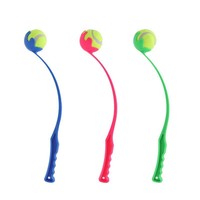 Lanceur de balles de tennis pour animaux de compagnie avec poignée ergonomique et arc long incurvé pour un jeu de rapport facile, personnalisable avec logo, pour chien, jeu en extérieur