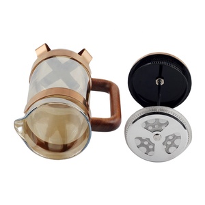 Cafetera Francesa de Vidrio de Borosilicato Grueso Resistente al Calor para Café en Frío, Capacidad de 350/1000 ml - Product Image 4