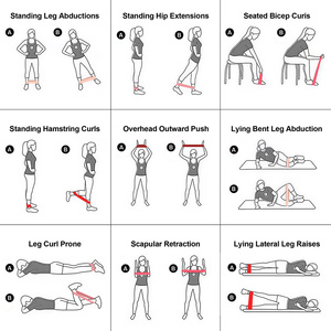 Juego de Bandas de Resistencia de Látex con Logotipo Personalizado, Bandas Elásticas de Ejercicio para Entrenamiento en Casa, Gimnasio, Yoga, Rehabilitación y Terapia - Product Image 5