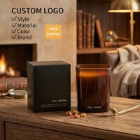 Cadeaux de bougies parfumées de luxe, logo personnalisé, bougie parfumée OEM&ODM pour la décoration de mariage et de fête