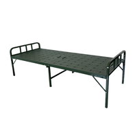 Cama Plegable Portátil Moderna de 80 cm de Ancho, Cama Individual de Acero y Plástico para Dormitorio, Escuela, Uso en Exteriores, Camping, Adultos, Moldeada por Inyección