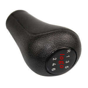 Pommeau de levier de vitesse BMW 5 ou 6 vitesses en cuir noir ergonomique avec logo personnalisé - Product Image 5