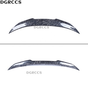 DGRCCS Original Q50 Q50S Q50L Style PSM Aileron arrière en fibre de carbone forgée, peinture UV, poli, non perforé - Product Image 3