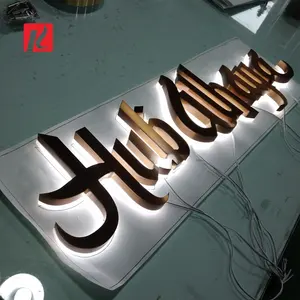 Kexian Custom Shop 3d Led Letter Sign Business Company 3d Logo Office Light Letter Sign Led Backlit Channel Letter