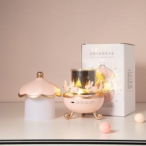 Projecteur de 12 films, décoration de carrousel rotatif, lumière LED pour bébé, chambre d'enfant, veilleuse musicale - Product Image 5