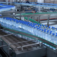 Ligne de production de machines de remplissage d'eau minérale entièrement automatiques