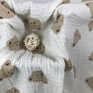 99% Polyester + 1% Dẫn Điện Filament Bong Bóng Vải Đôi Gạc Dệt Lưới Boys 'Cô Gái May Mặc & Gối Bọc Chải Kỹ Sợi - Product Image 4