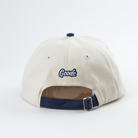 Casquette 5 panneaux à profil bas écologique et recyclée, personnalisable, en coton recyclé, avec broderie chaîne sur mesure, pour la vente en gros