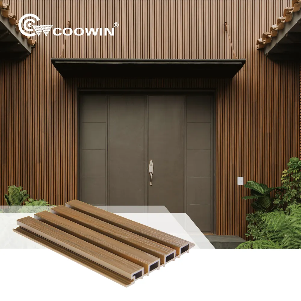 COOWIN villa holz großhandelspreis pvc interieur außenpaneel bambus außenwandverkleidung