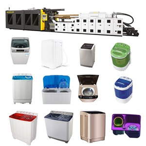 7KGS Kunststoff Home Washer Twin Tub Kleidung Waschmaschine Spritz gieß maschine 2200Ton <span class=keywords><strong>BORCHE</strong></span> BU2200 - Product Image 1