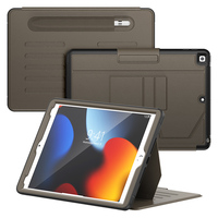 Étui pour tablette Smart Flip Business pour iPad 10.2 pouces 2019 2020 2021 housse en cuir antichoc avec béquille