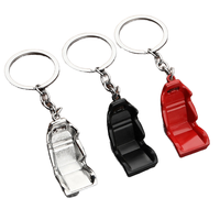 Vente en gros de porte-clés en métal pour pièces automobiles, porte-clés en métal pour sièges de voiture, cadeaux promotionnels créatifs pour hommes et femmes
