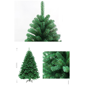 Arbre de Noël artificiel classique en PVC pour l'extérieur, décoration de maison, fournisseur d'arbres de Noël en peluche - Product Image 5
