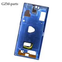 Cadre intermédiaire pour Samsung Galaxy Note 10+ Plus, cadre avant, boîtier avec adhésif