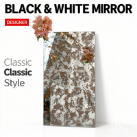Grand miroir en laiton antique de style vintage moderne, couleur cuivre libre, pour table console, miroir décoratif, miroir antique