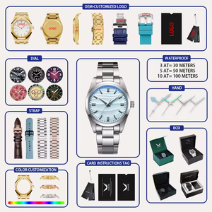 Reloj de Pulsera de Acero Inoxidable con Logotipo Personalizado, Minimalista, a la Moda, Resistente al Agua, con Esfera de Grano de Arena 3D y Movimiento de Cuarzo para Hombre - Product Image 2