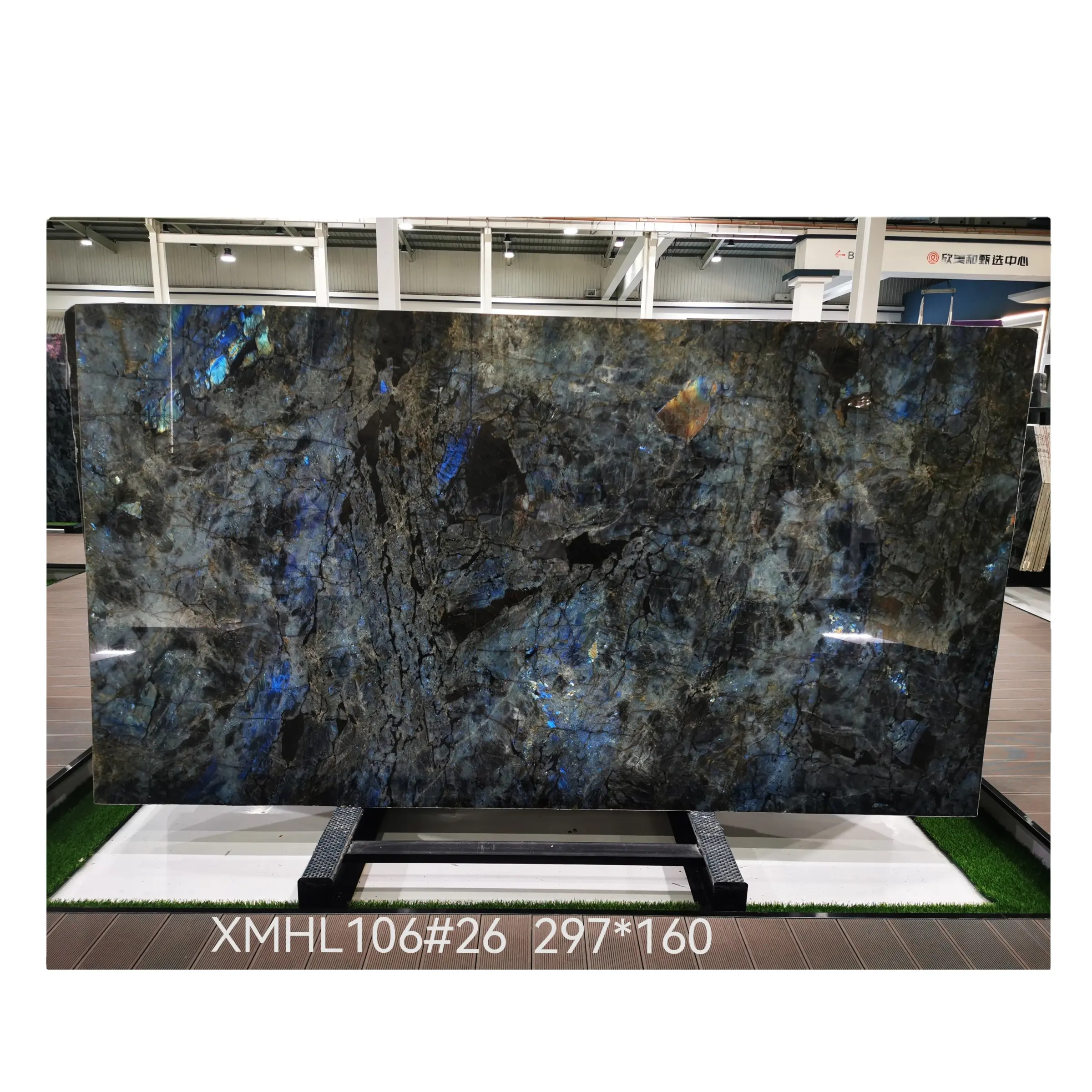 Lüks mavi zümrüt egzotik arkadan aydınlatmalı granit madagaskar doğal taş tezgah masa Lemurian labradorit mavi granit döşeme