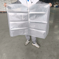Sac à fond carré multifonctionnel en plastique HDPE, transparent, de qualité alimentaire, écologique, de taille personnalisable, résistant à l'humidité, thermoscellable