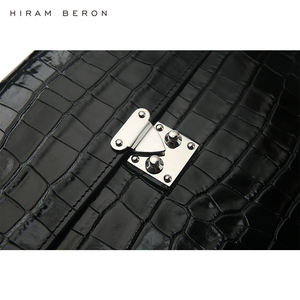 Hiram Beron イタリア製 ラップトップ ポートフォリオ バッグ デザイナー ブリーフケース メンズ レザー 卸売・OEM対応 - Product Image 4